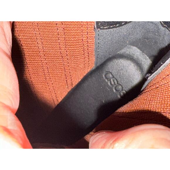 Burgundy suede pointed toe stiletto ankle boots with cowgirl design ASOS size 6 - Picture 11 of 13